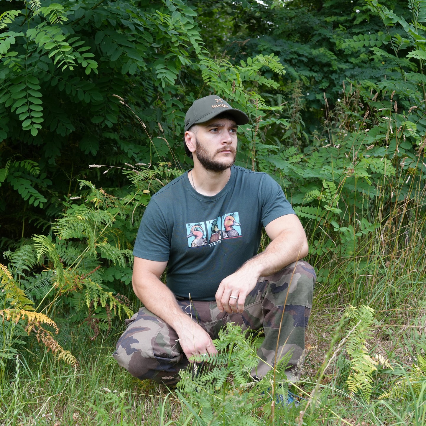 T-shirt - canard de chasse