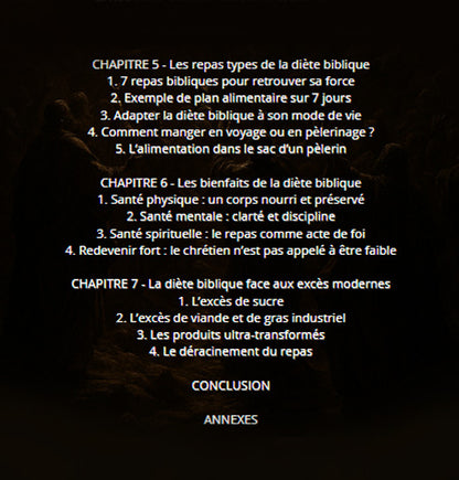 Ebook - Comprendre la diète biblique