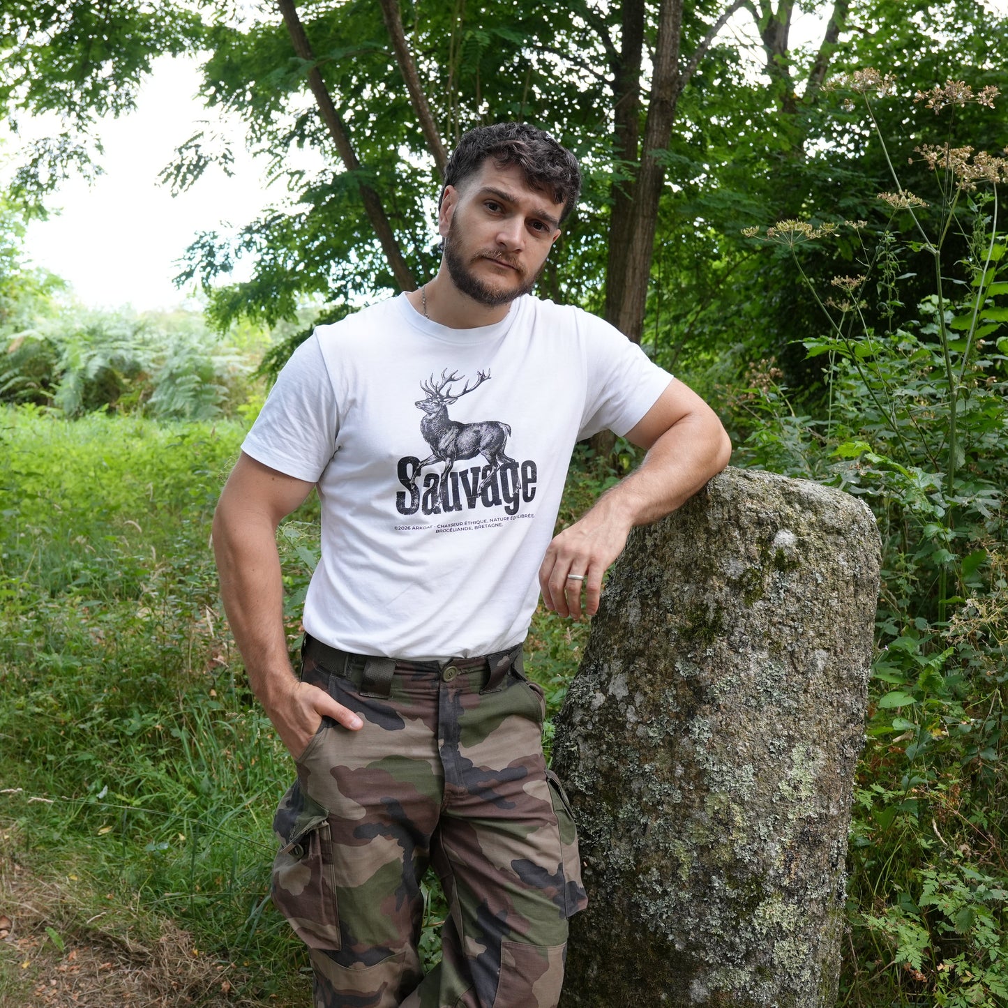 T-shirt - cerf sauvage