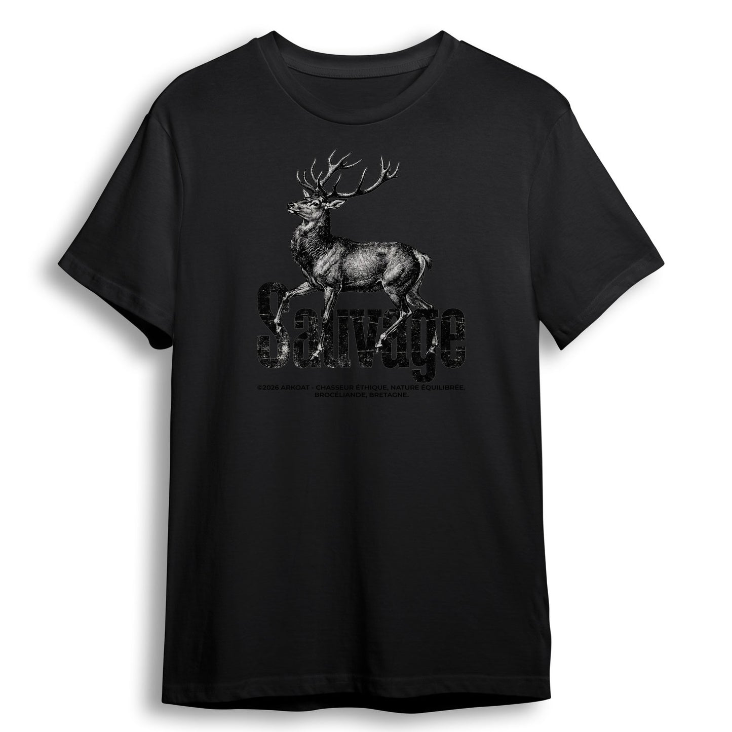 T-shirt - cerf sauvage