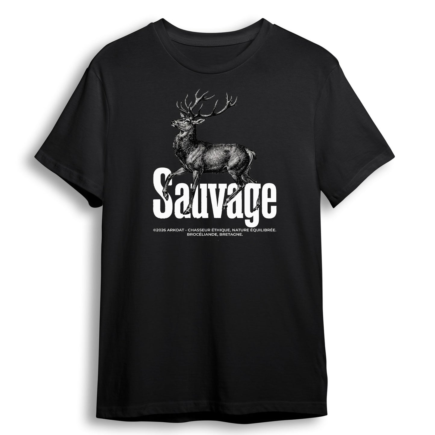 T-shirt - cerf sauvage