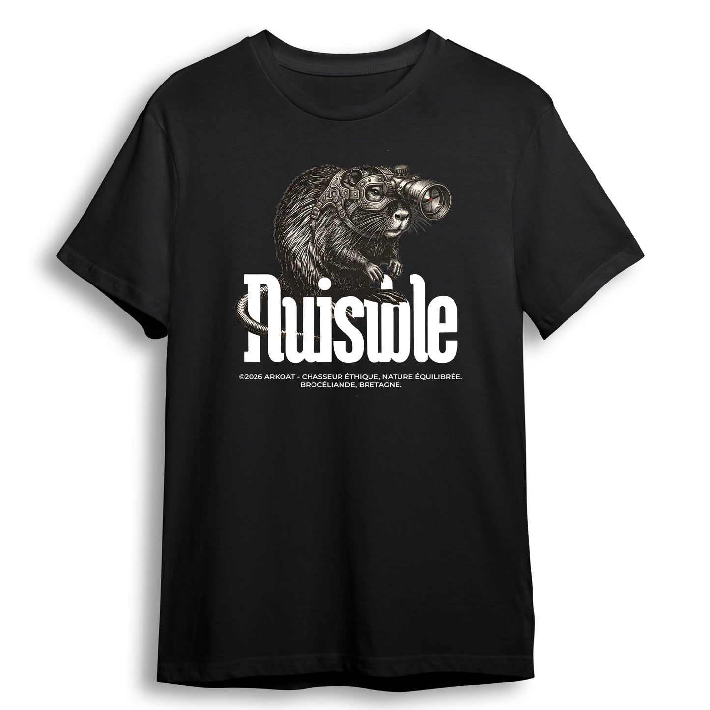 T-shirt chasse - Ragondin Nuisible