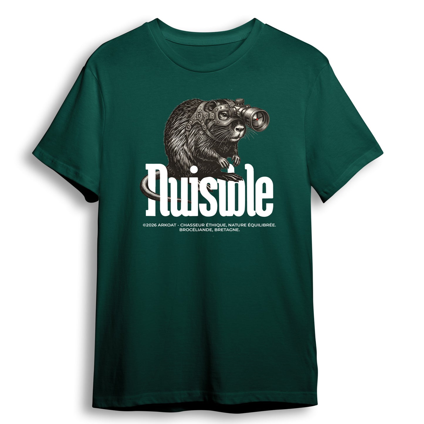 T-shirt chasse - Ragondin Nuisible